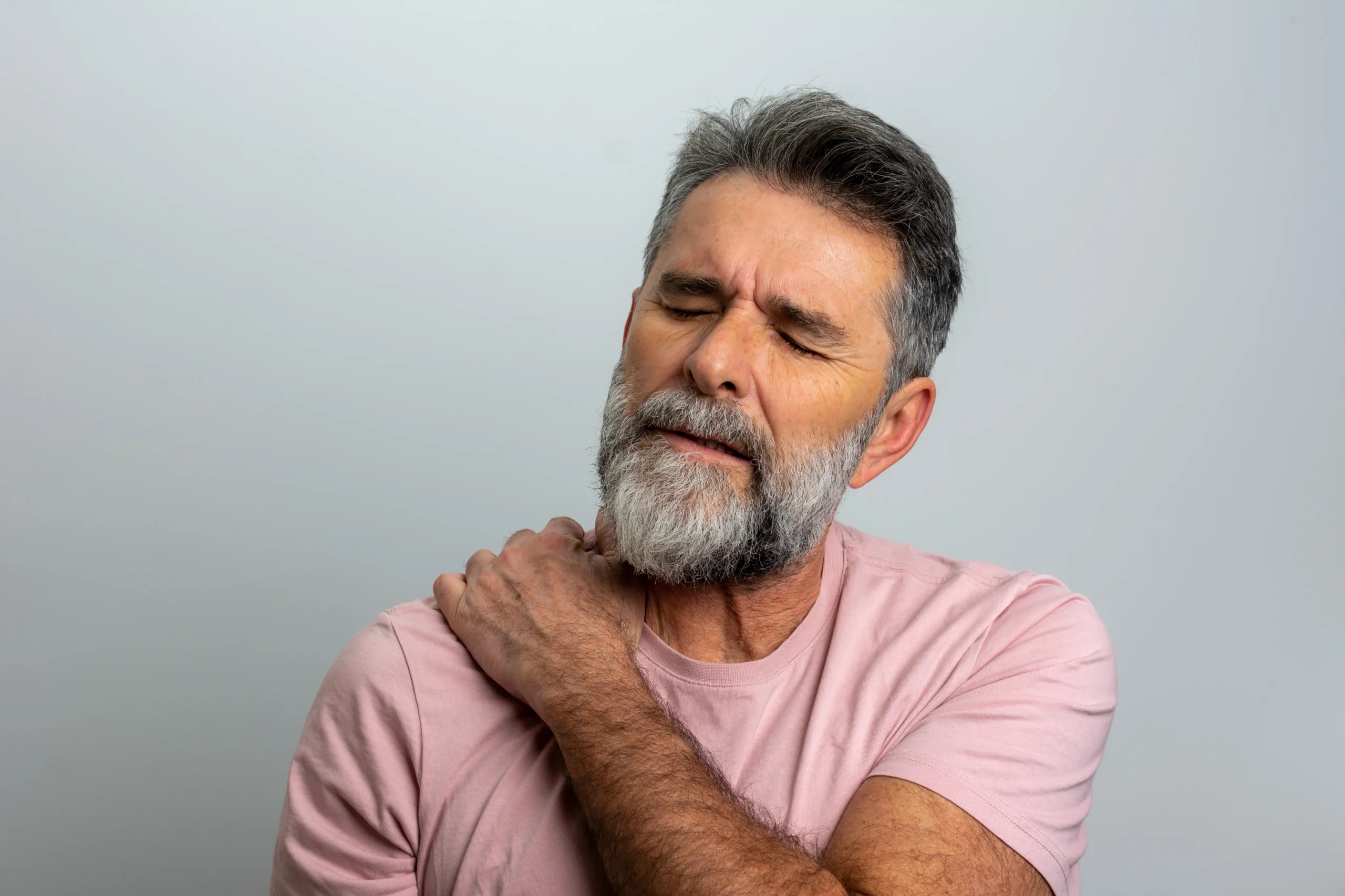 Man with a Dislocated Shoulder